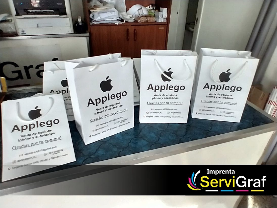 Bolsa de papel impresa