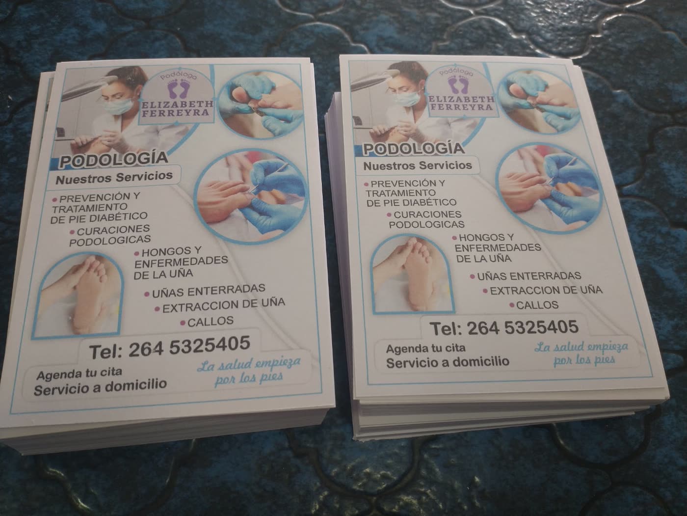 Folletos impresos